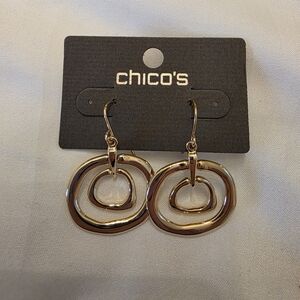 Chico's Gold-Tone Hoop Earrings